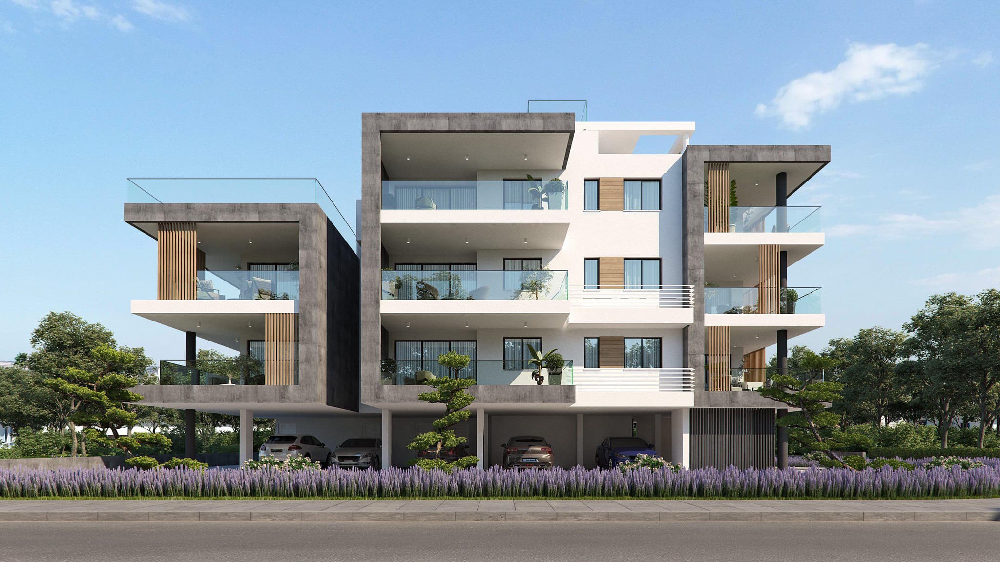 New low-rise residence in a prestigious residential area of Larnaca