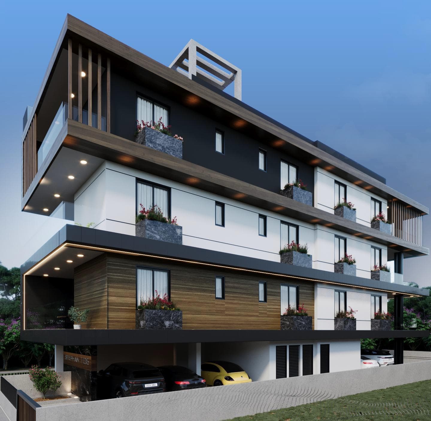 New low-rise residence in the center of Larnaca