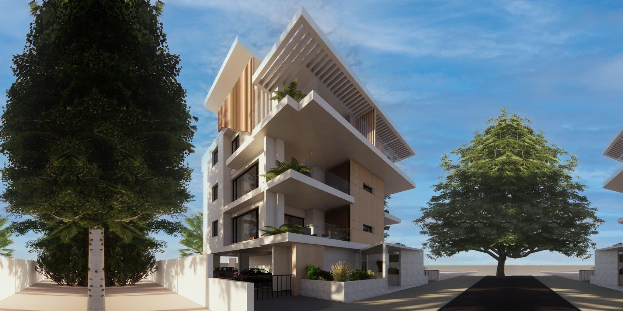 Apartments with spacious balconies and terraces, close to the university, Nicosia