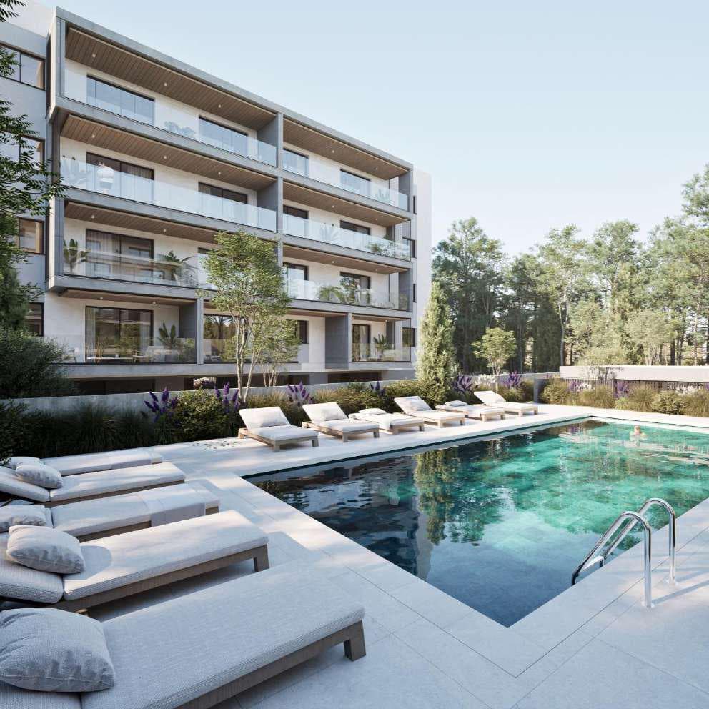 New apartments in a complex with a swimming pool and parking, Agios Athanasios, Limassol