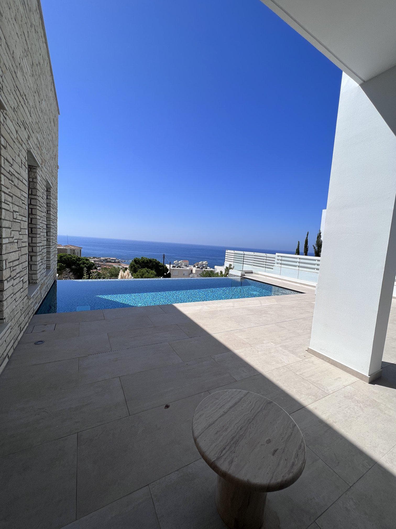 New residential complex of villas with swimming pools and sea views in Paphos