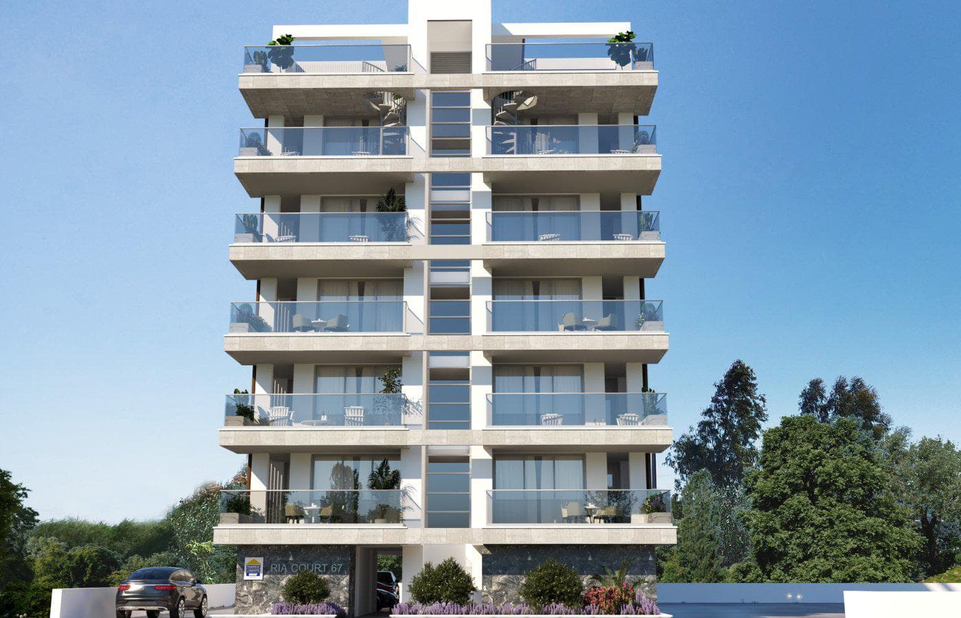 Modern residence with a parking in a prestigious area, Larnaca