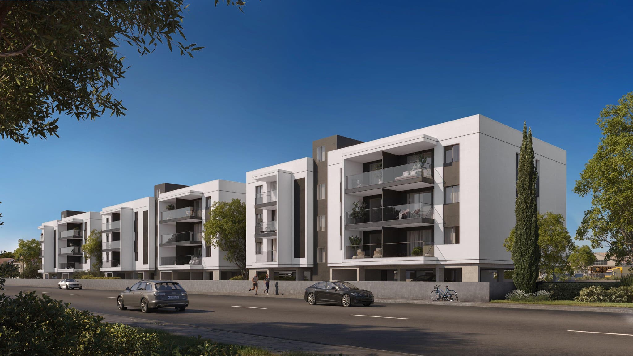 Apartments in a new gated community next to a golf course, Limassol