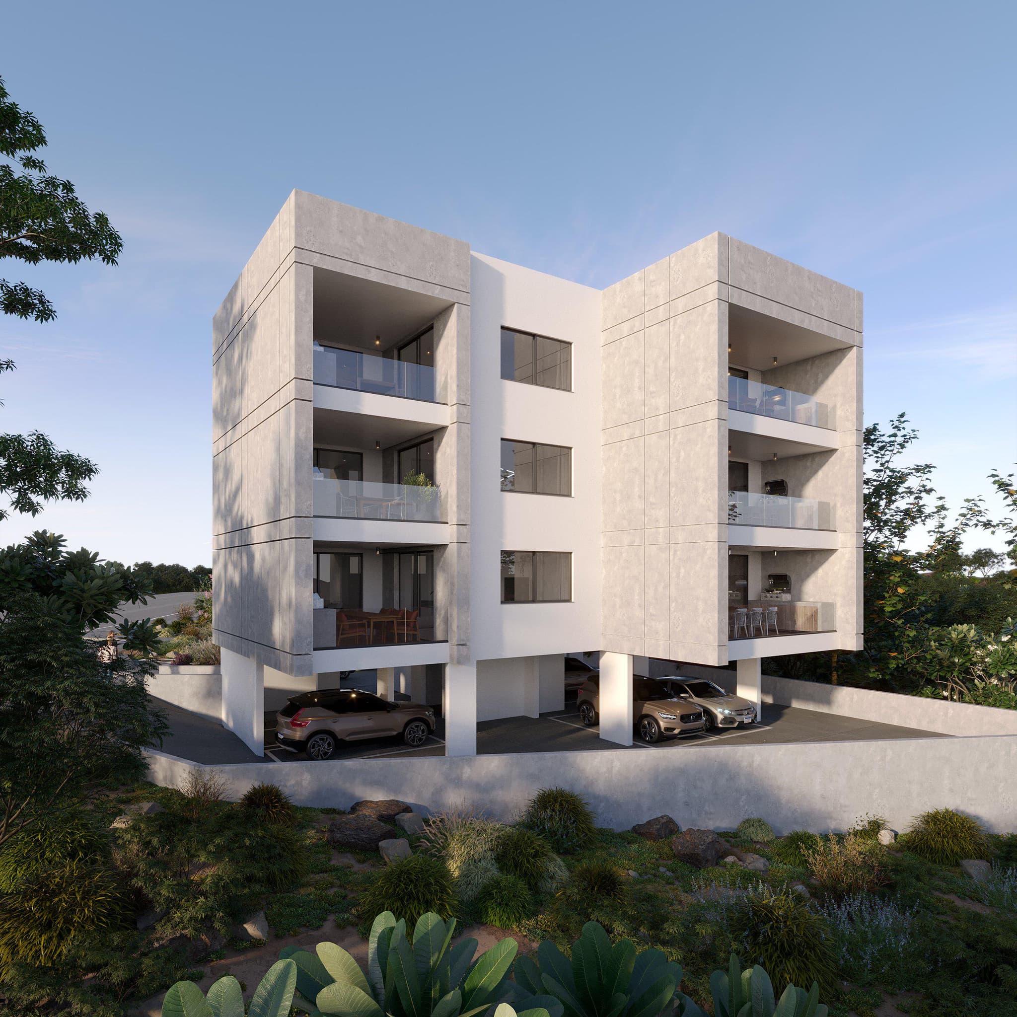 New low-rise residence close to the center of Paphos