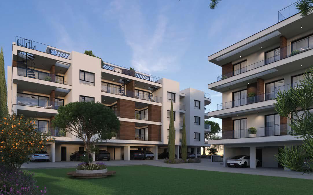 Residential complex with a park close to the city center of Limassol