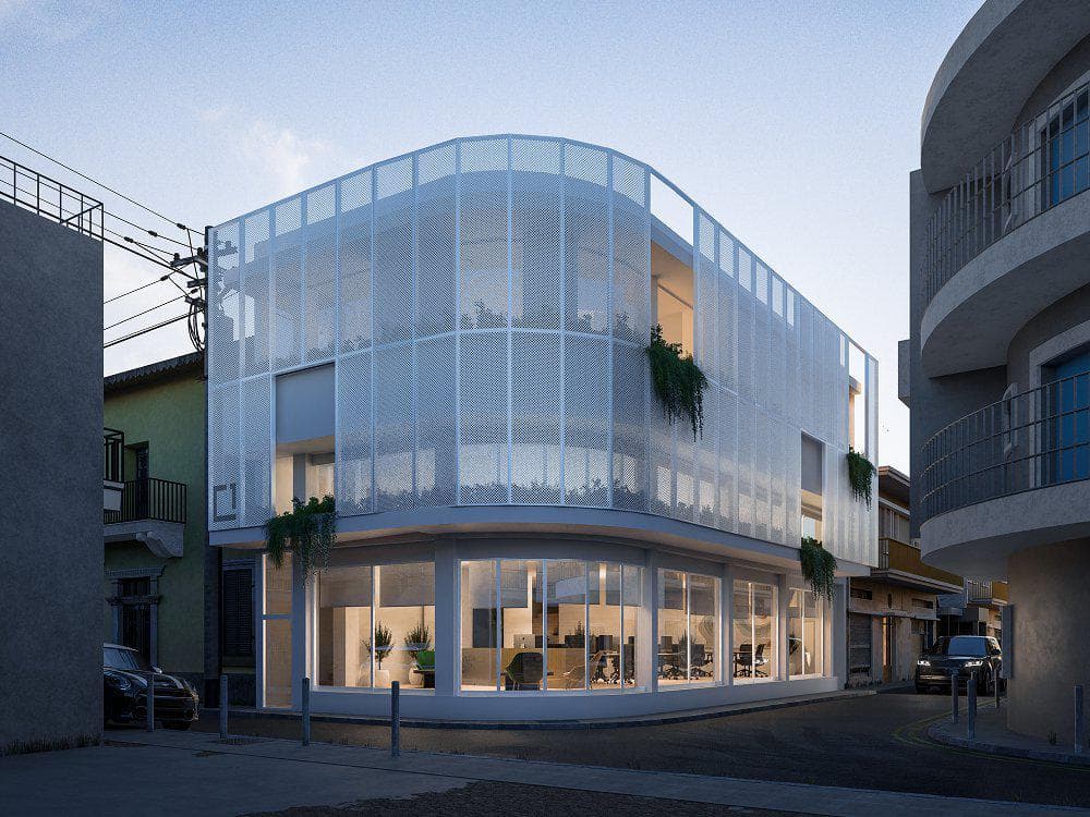Modern building at 500 meters from the sea, in the old town of Limassol
