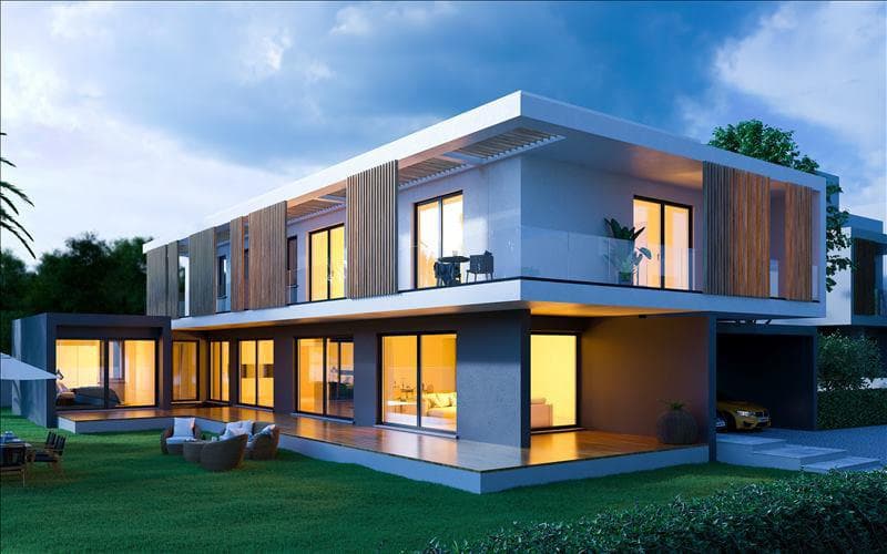 Luxury complex of villas close to all necessary infrastructure