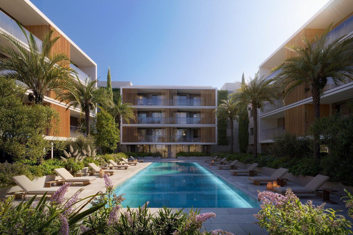 New residence with swimming pools and spa areas, 5 minutes from a golf club and beaches, Geroskipou