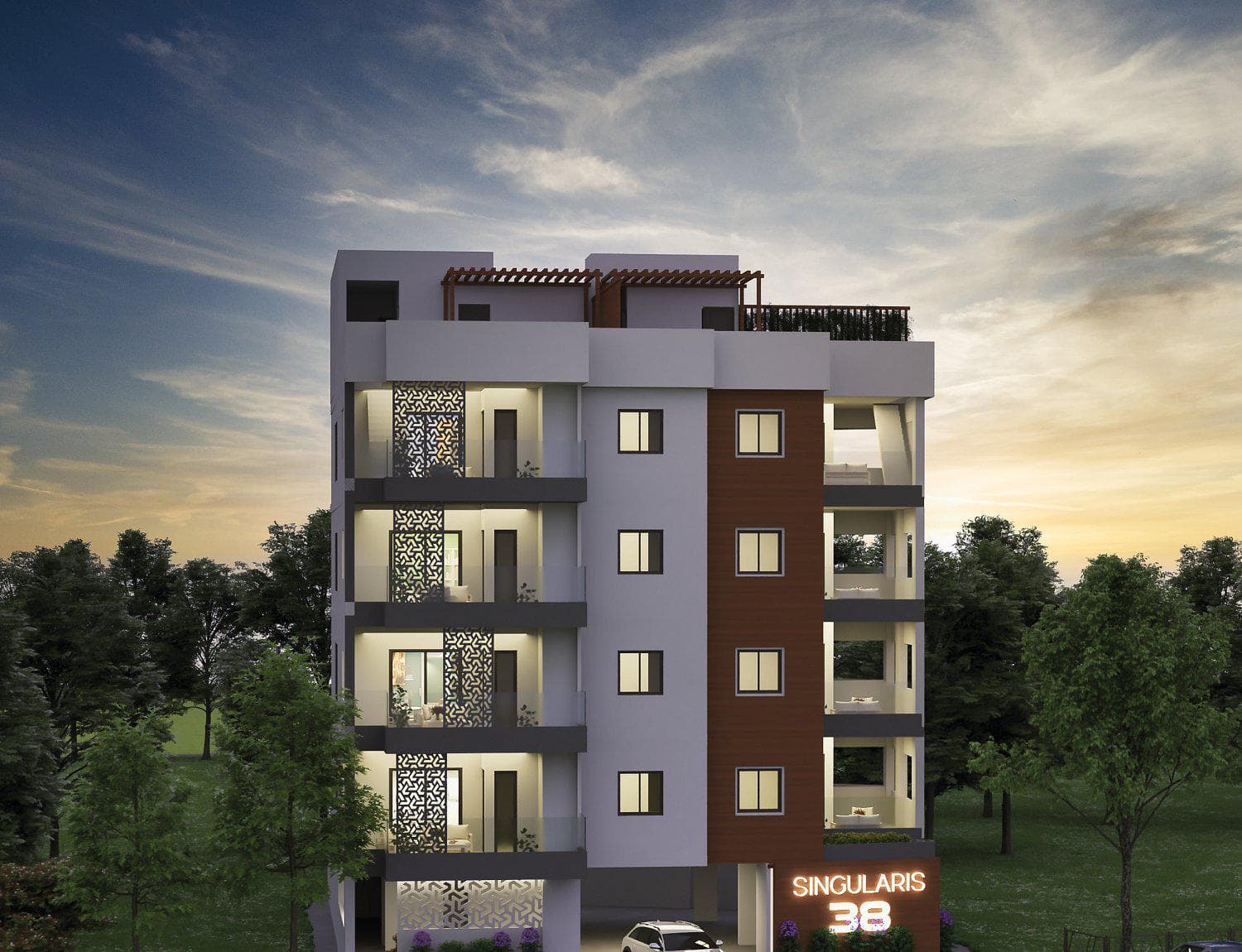 Low-rise residence close to beaches and the center of Larnaca