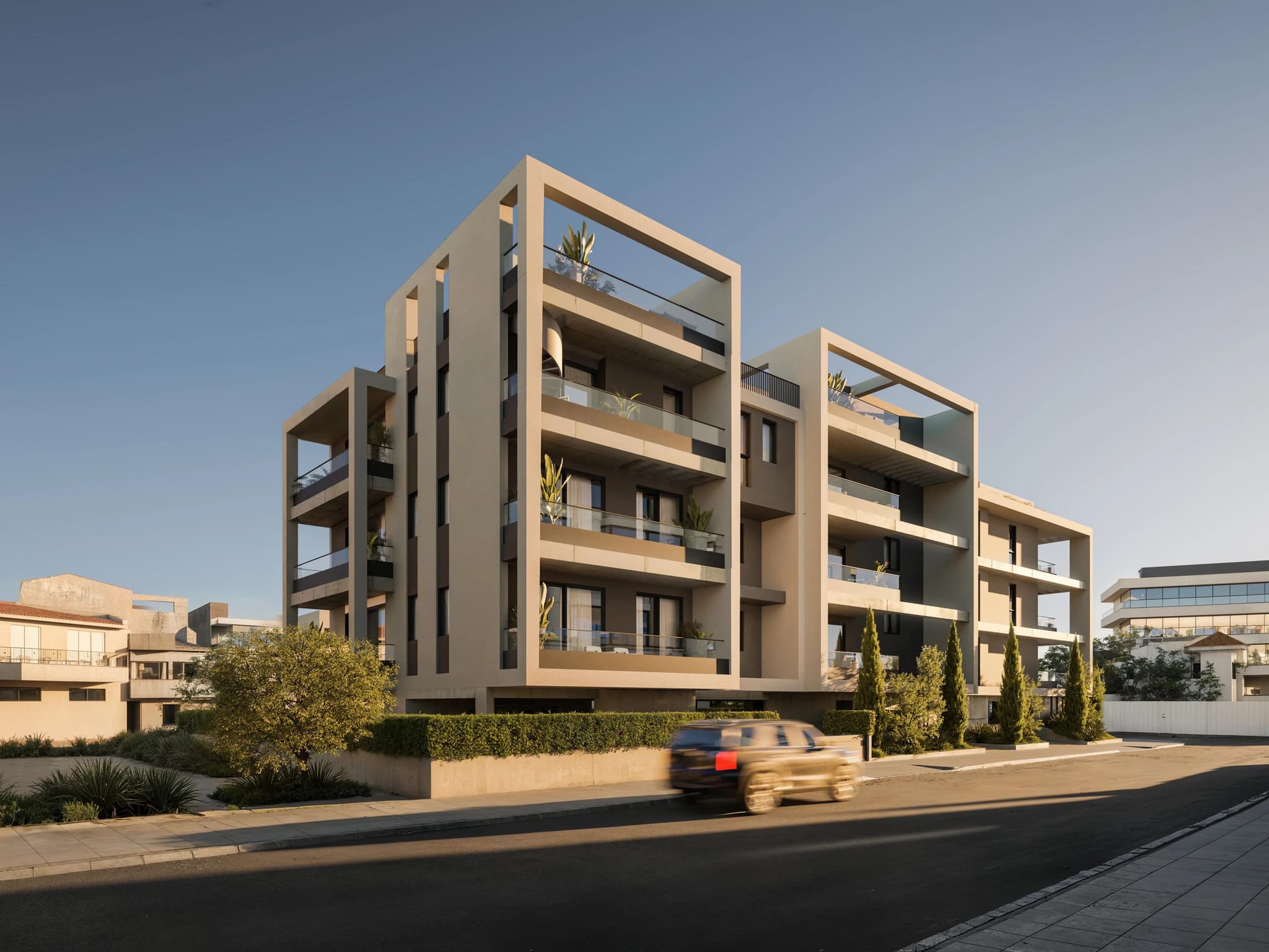 New apartments in a complex with a swimming pool, Agios Ioannis area, Limassol