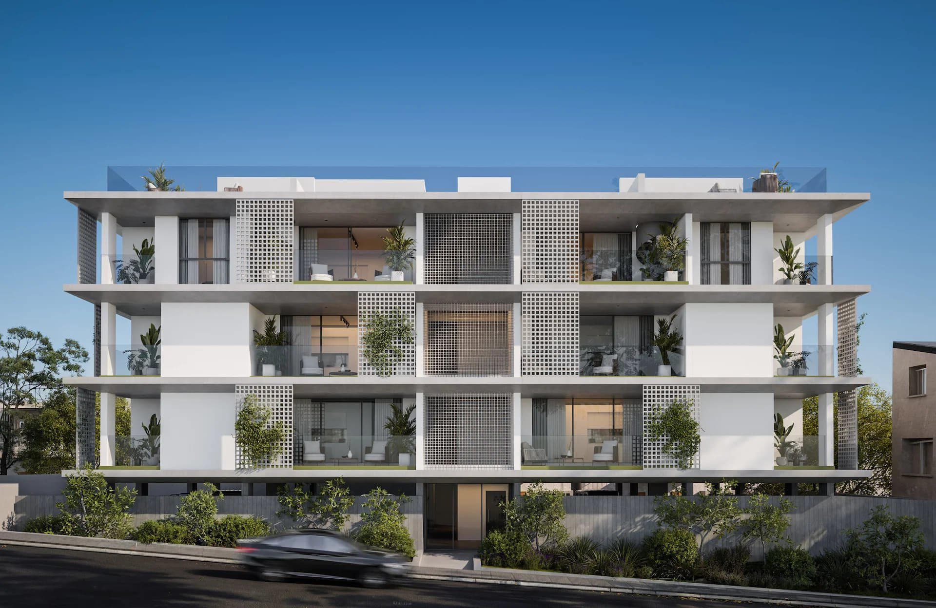 New project with views of the city and the sea in a prestigious area, Agios Athanasios