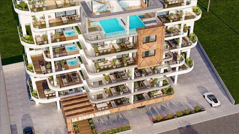 Новая закрытая резиденция в 200 метрах от пляжа, Ларнака