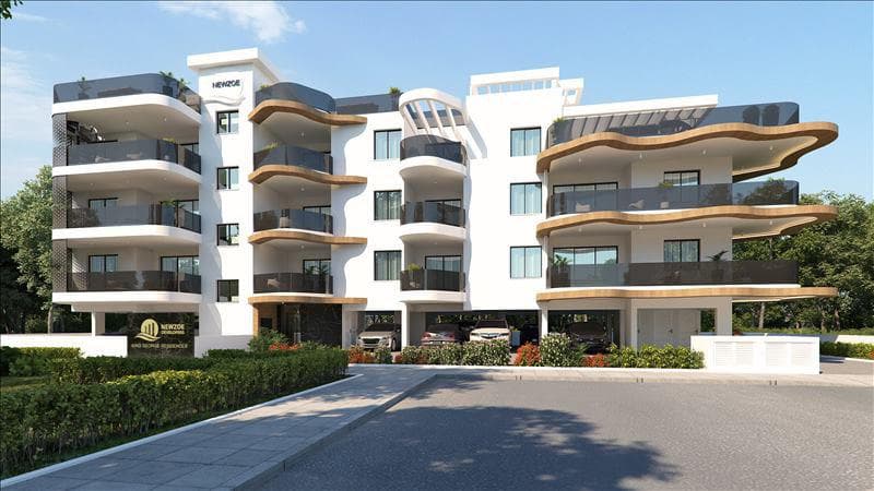 New residence with a roof-top garden at 250 meters from the sea