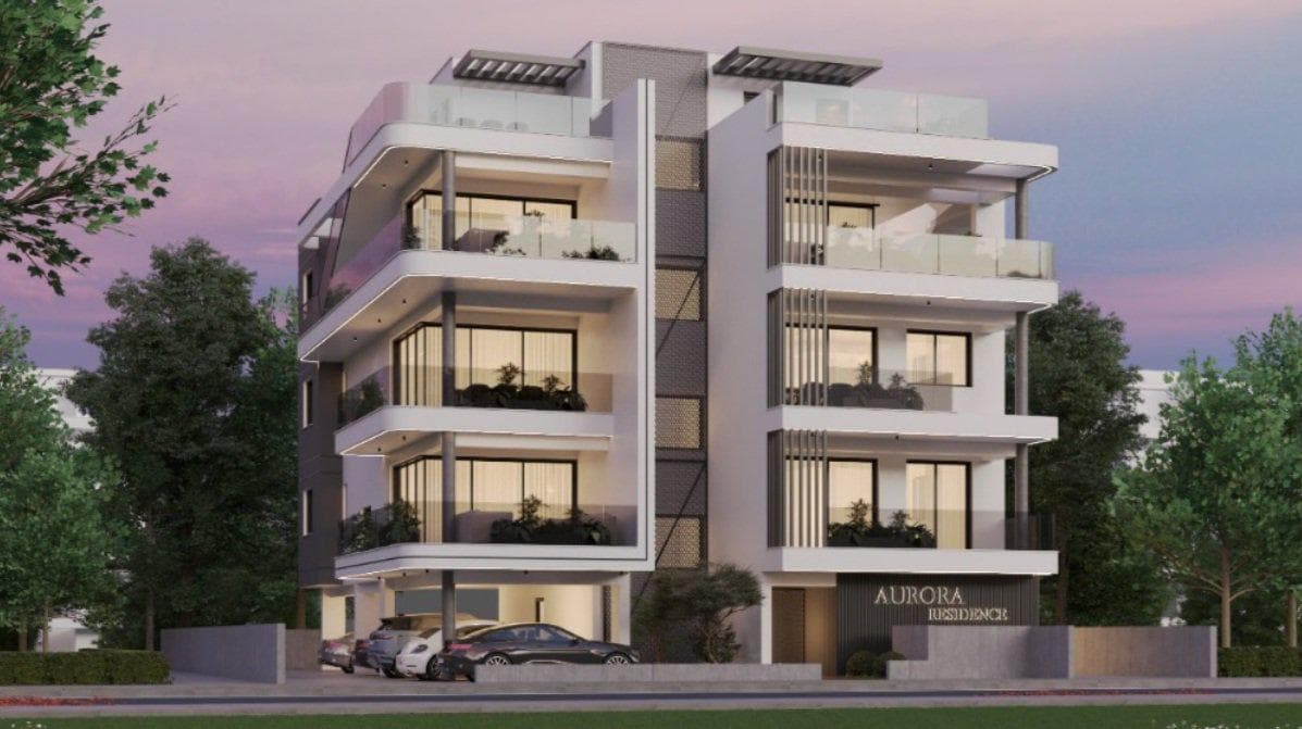 New residential complex with a parking near the beach in Larnaca