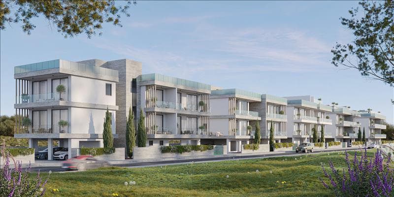 New residence with a swimming pool close to a beach and Paphos center, Geroskipou