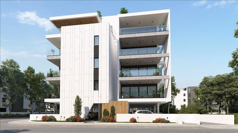 Modern low-rise residence in a quiet area of Larnaca