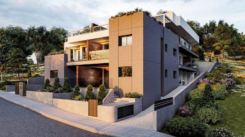 New low-rise residence with a green area, Limassol