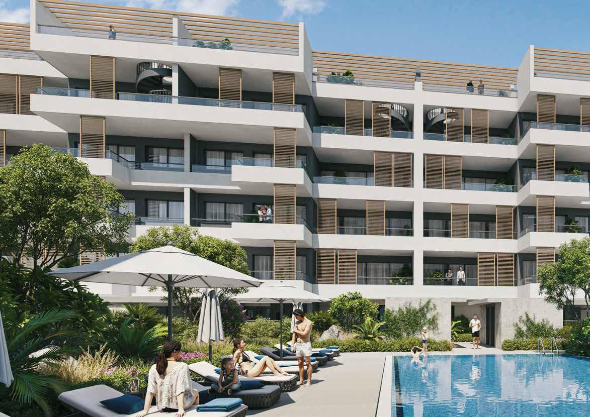 New project with a swimming pool and gardens, Limassol
