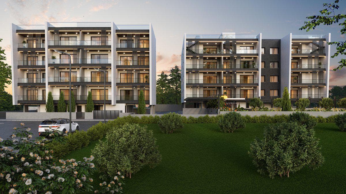 New residence with a swimming pool, 10 minutes from a beach and the old town, Limassol