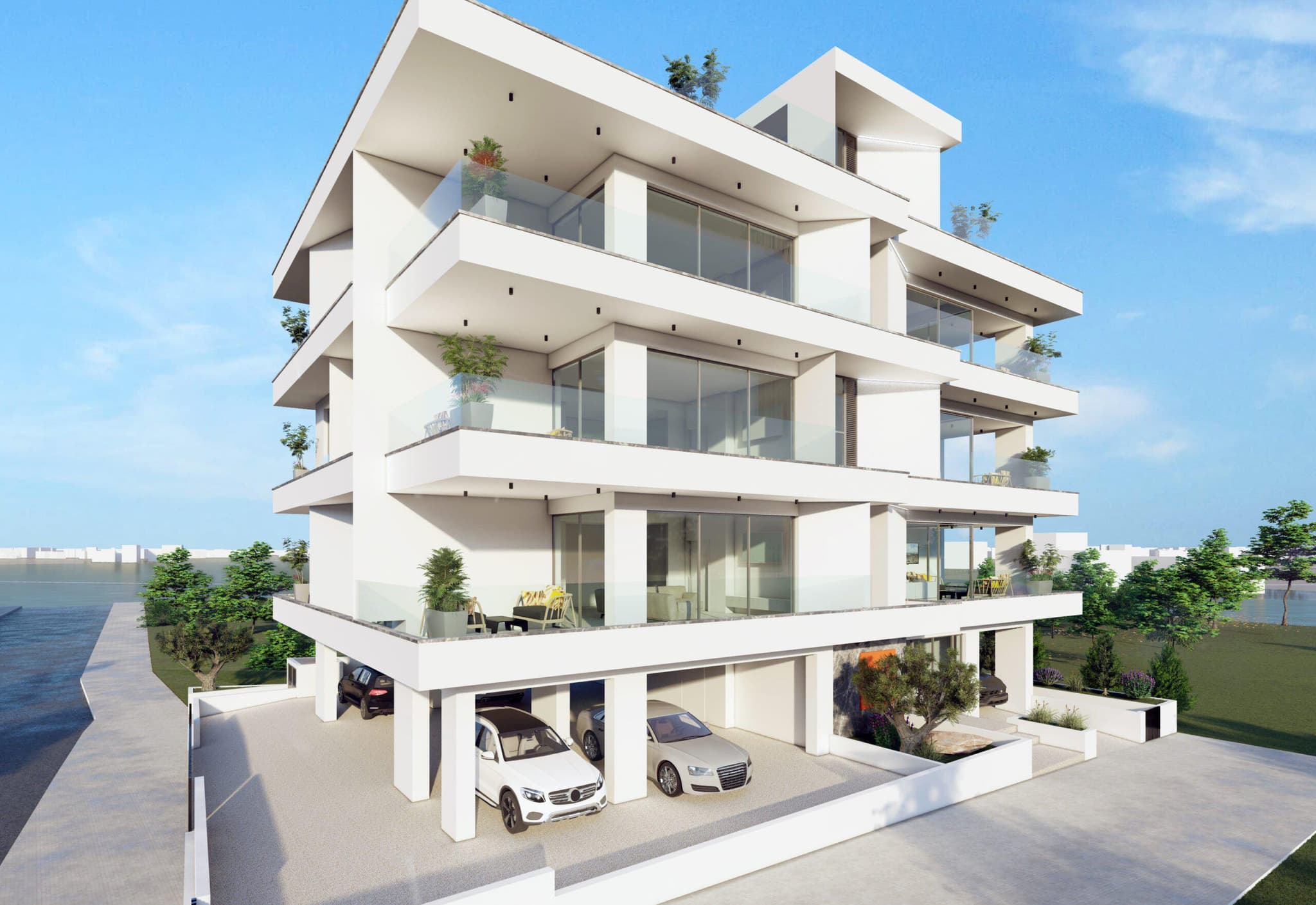 Modern residence close to picturesque beaches