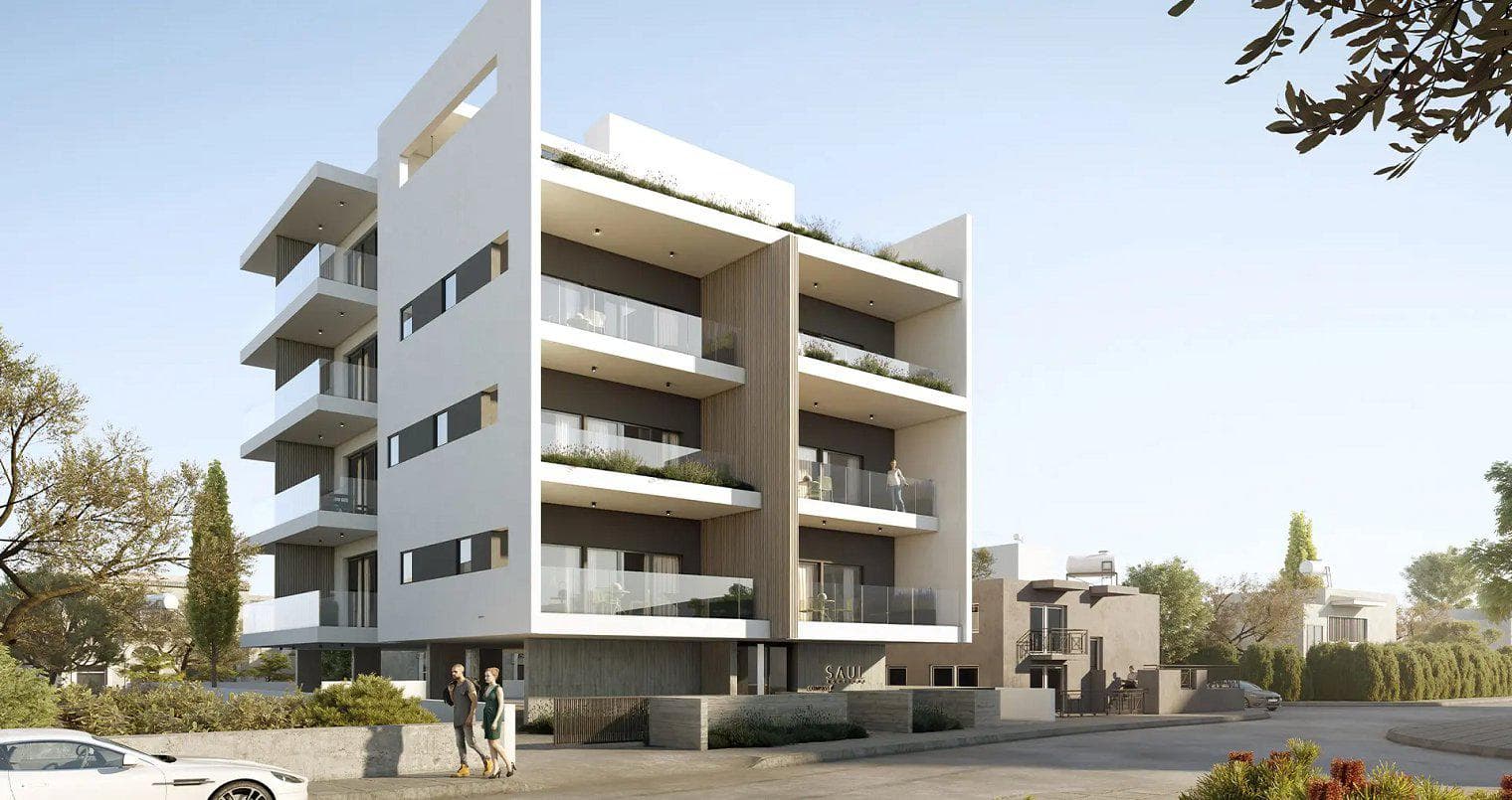 New residence with a swimming pool and a picturesque view, Limassol