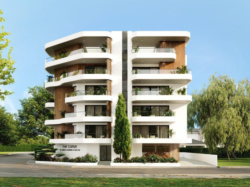 Low-rise residence near the beach and the promenade, Larnaca