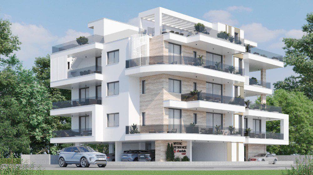 New residence with a parking