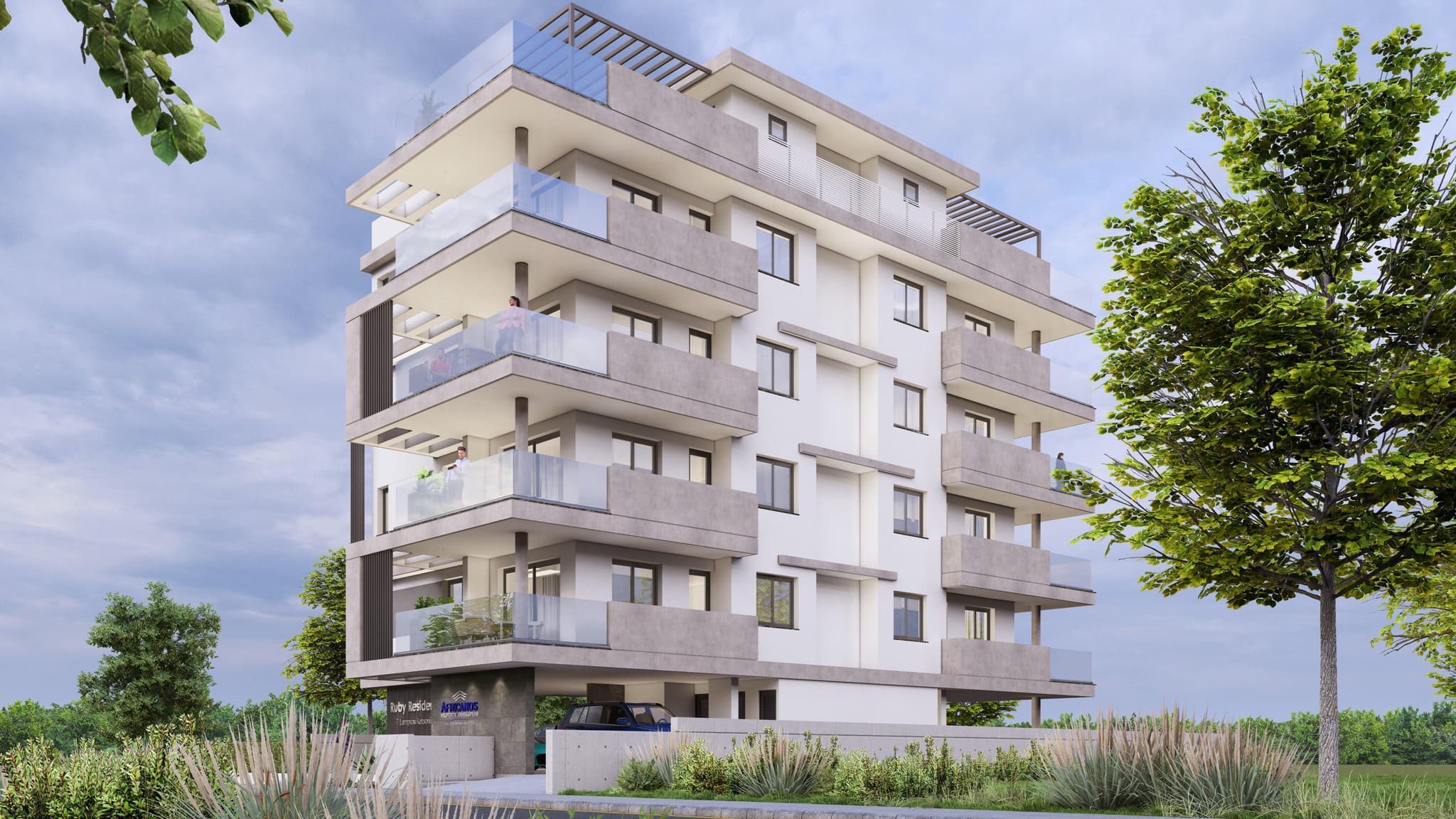 New residence close to beaches, in the prestigious area of Larnaca