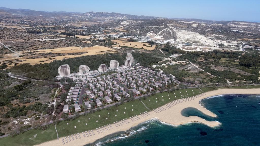 New luxury apartments in a residential complex on the beach, Limassol