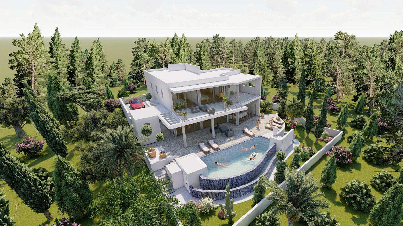 Luxury beachfront villas in Coral Bay