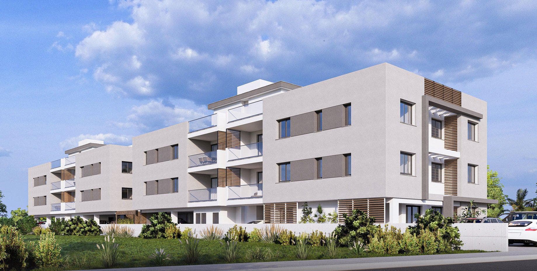 New complex of modern apartments close to the center of Larnaca