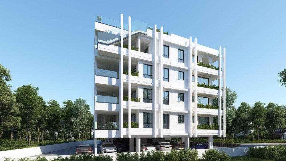 New residence with roof-top garden close to the sea, Larnaca
