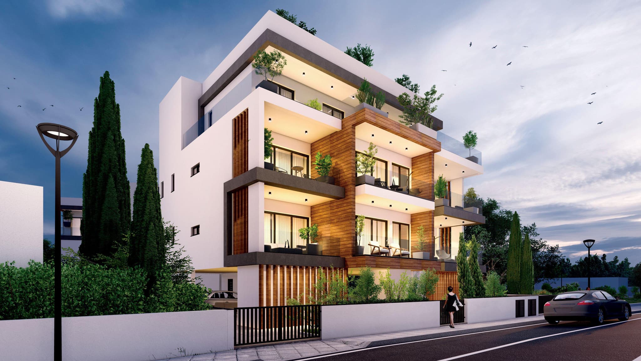 Low-rise residence near the beach, Parekklisia