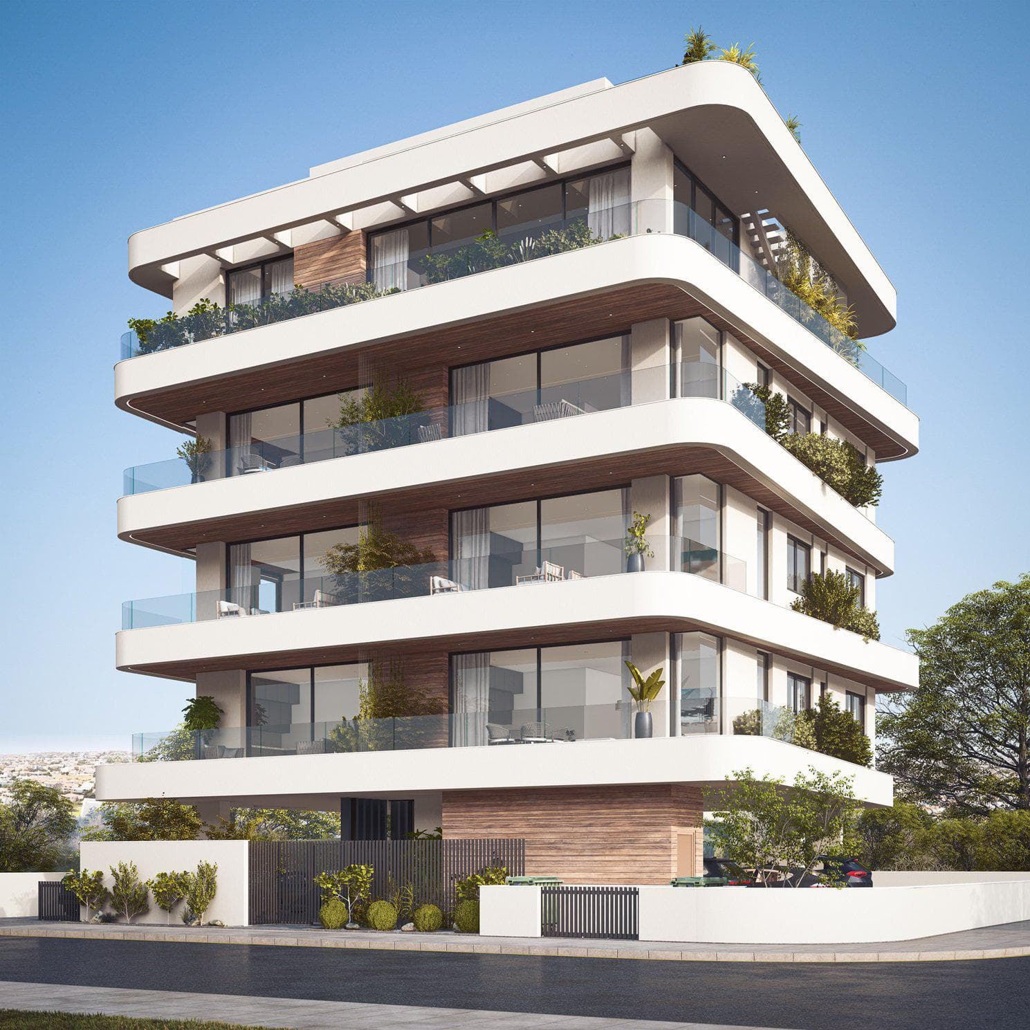 New residence with a parking in the center of Limassol