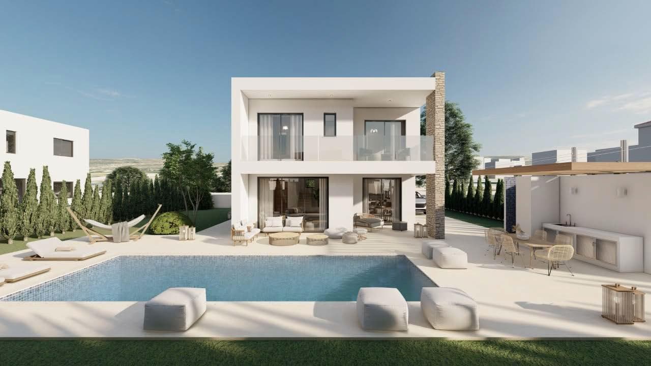 Complex of luxury villas with a panoramic view of the sea