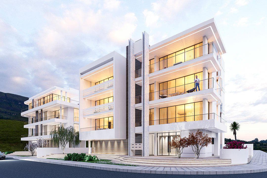 Modern residence with a parking, Ayios Athanasios