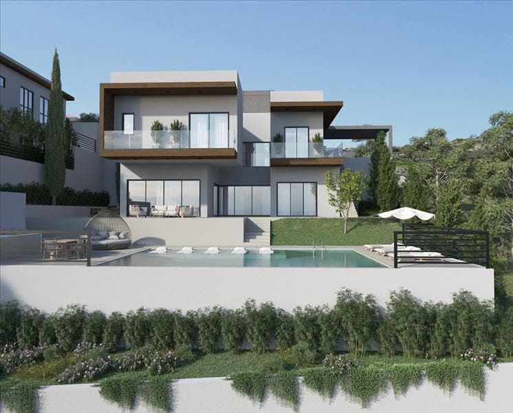 New complex of villas with swimming pools and gardens close to the sea, in the heart of Limassol