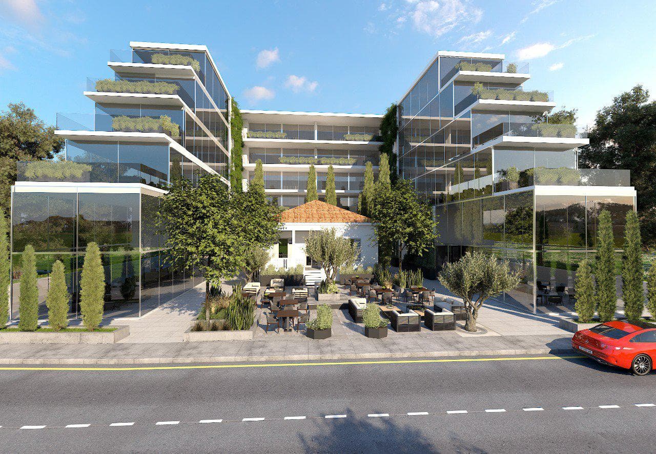 New residential complex with a swimming pool and SPA in Paphos