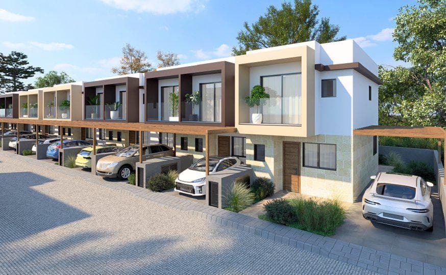 Gated complex with a swimming pool and a lounge area, Parekklisia