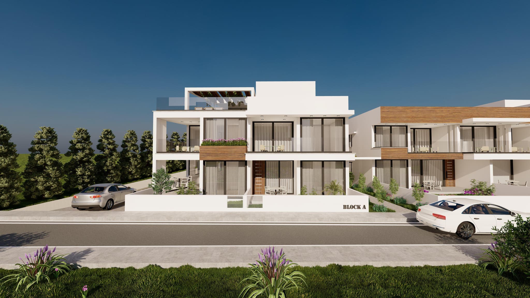 New residence with a gym near the marina