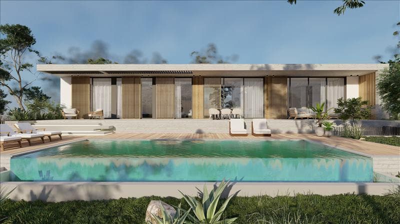 New complex of furnished villas with swimming pools