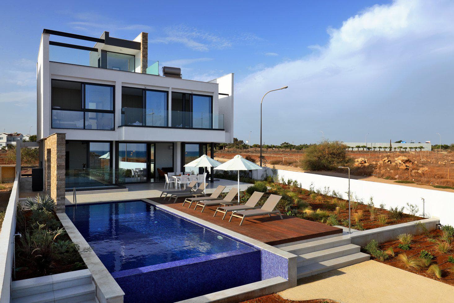 New residence on the first sea line, Ayia Thekla