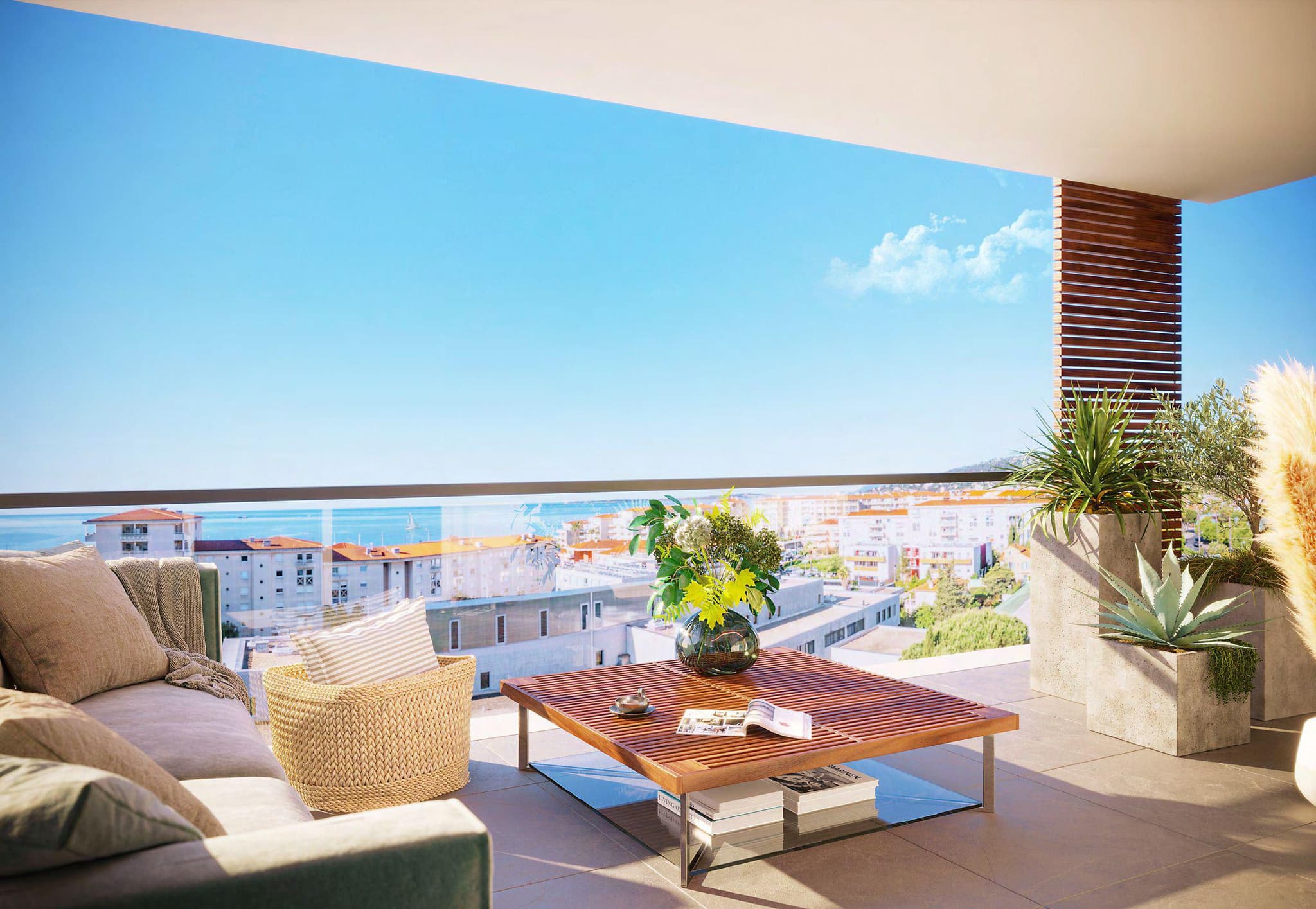 New sea view apartments in Juan les Pins, Antibes, Cote d'Azur