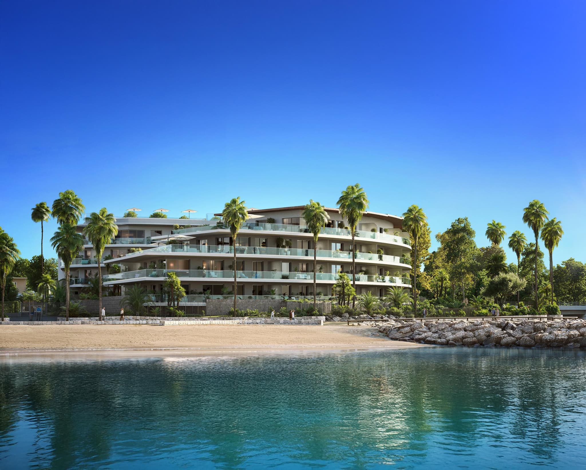 Luxurious beachfront residence in Villeneuve-Loubet