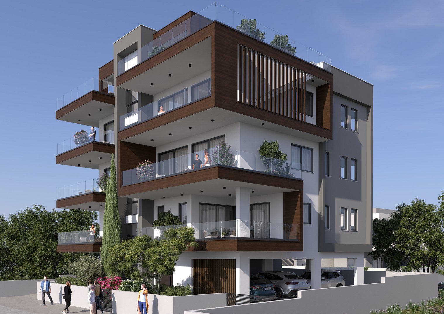 New residence with a parking close to the New Port, Limassol