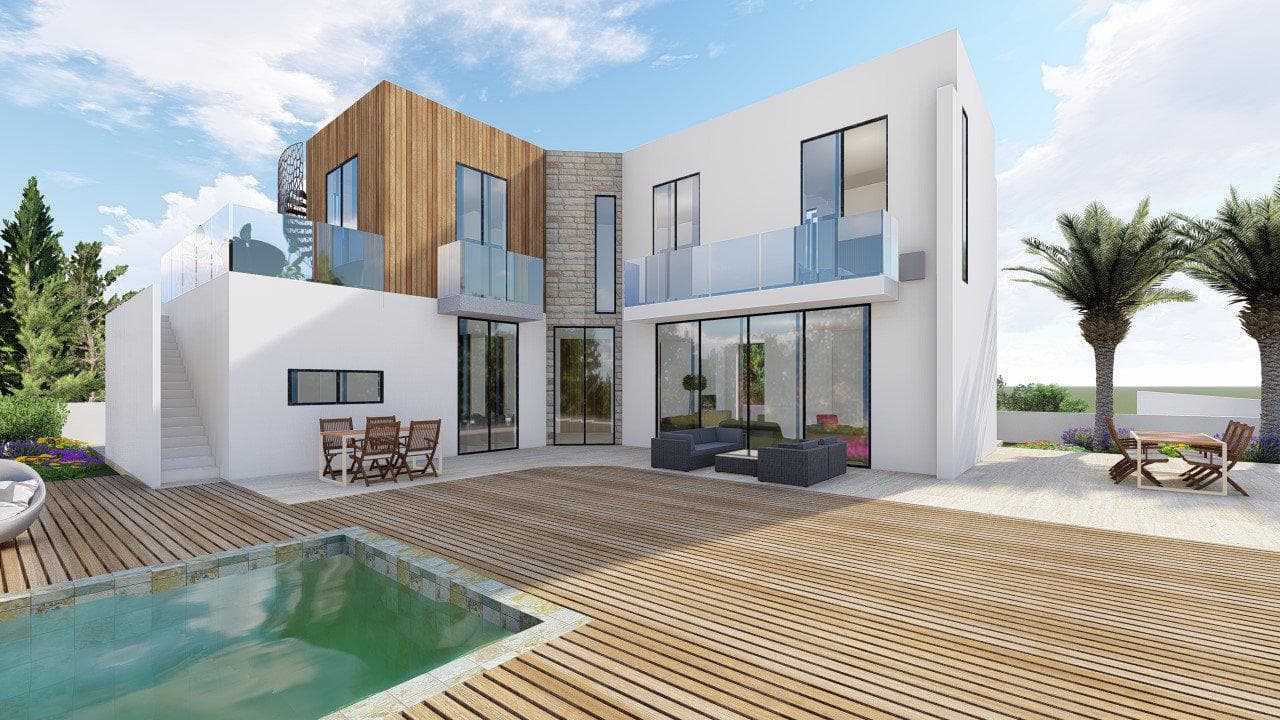 Furnished villa at 300 meters from the sea, in the prestigious area of Peyia, Paphos