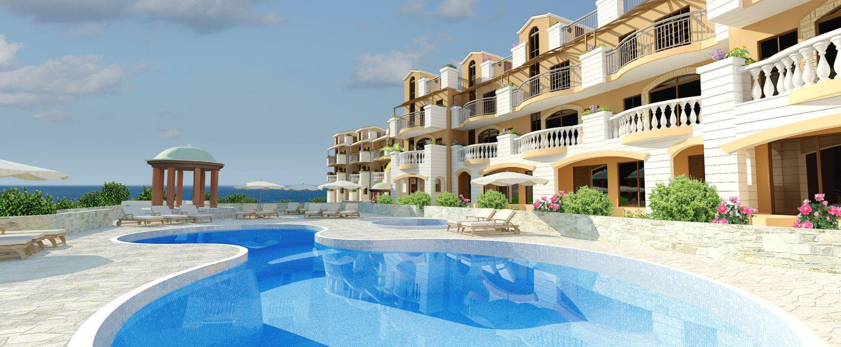 Premium residence with swimming pools and gardens in the heart of Paphos