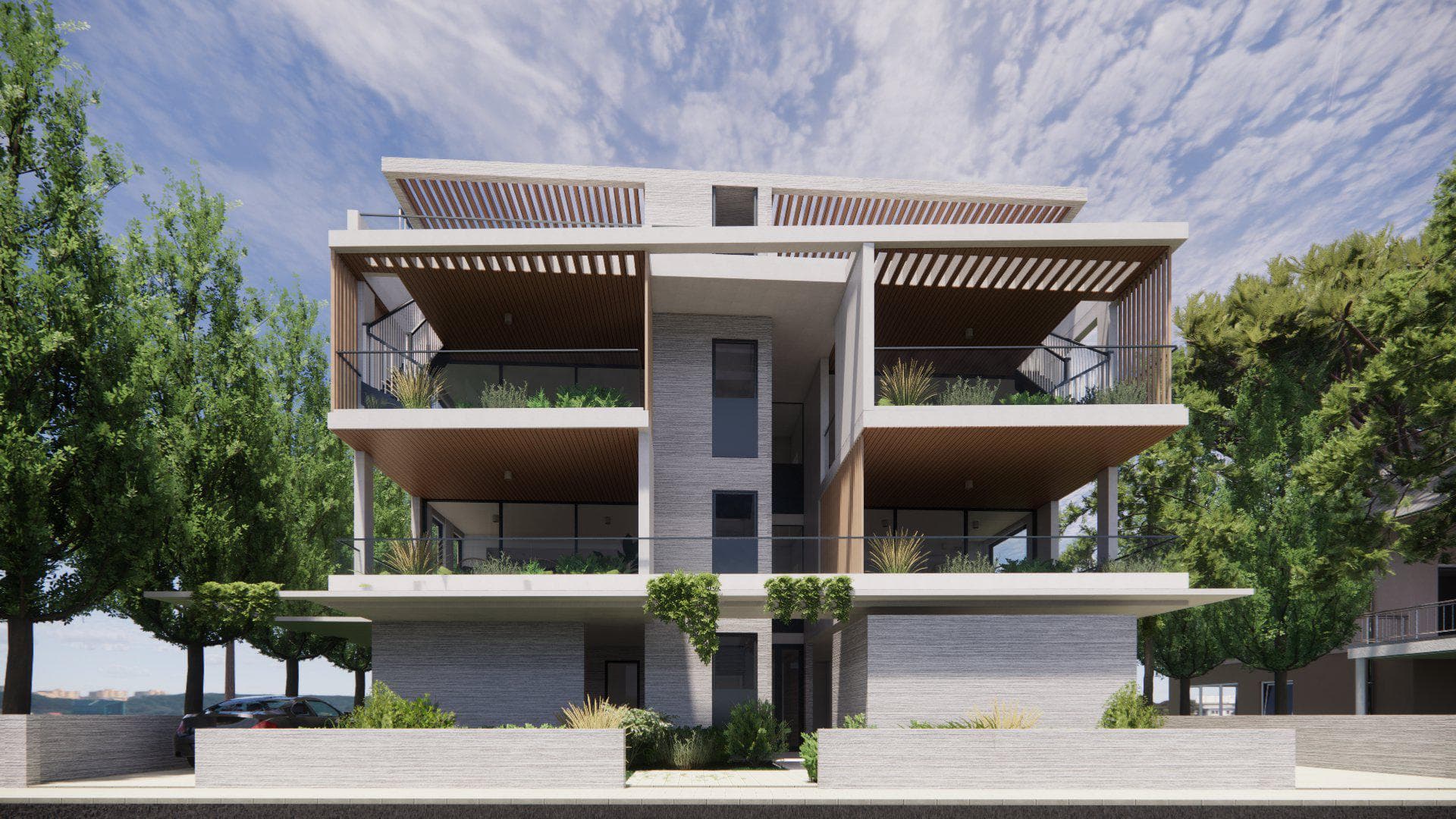 Beautiful low-rise residence in a prestigious area of Nicosia