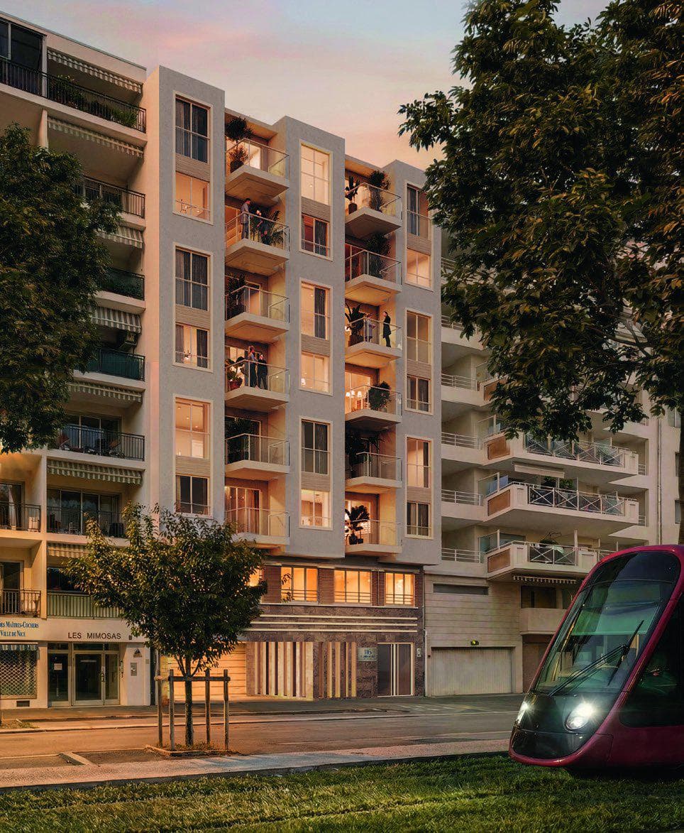 New apartment complex just 100 meters from the sea in Nice