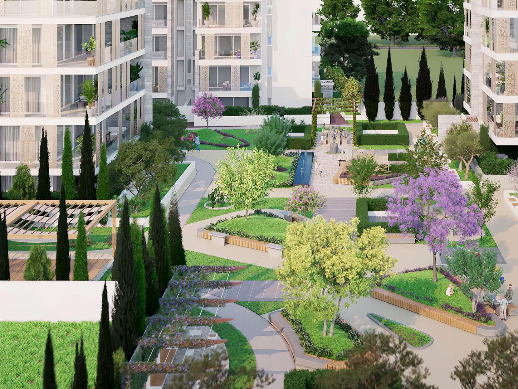 New residence with lounge areas and a co-working area, Strovolos, Cyrpus